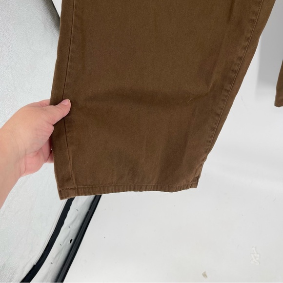 Good American Good Relaxed Skate Pants High Rise Wide Leg Brown Trouser 8/29 - Picture 6 of 14
